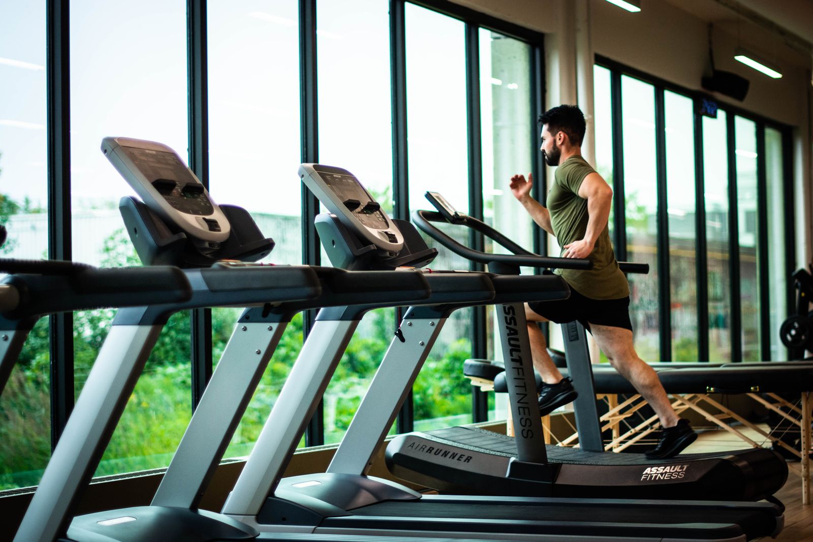 Espace cardio face à la verrière